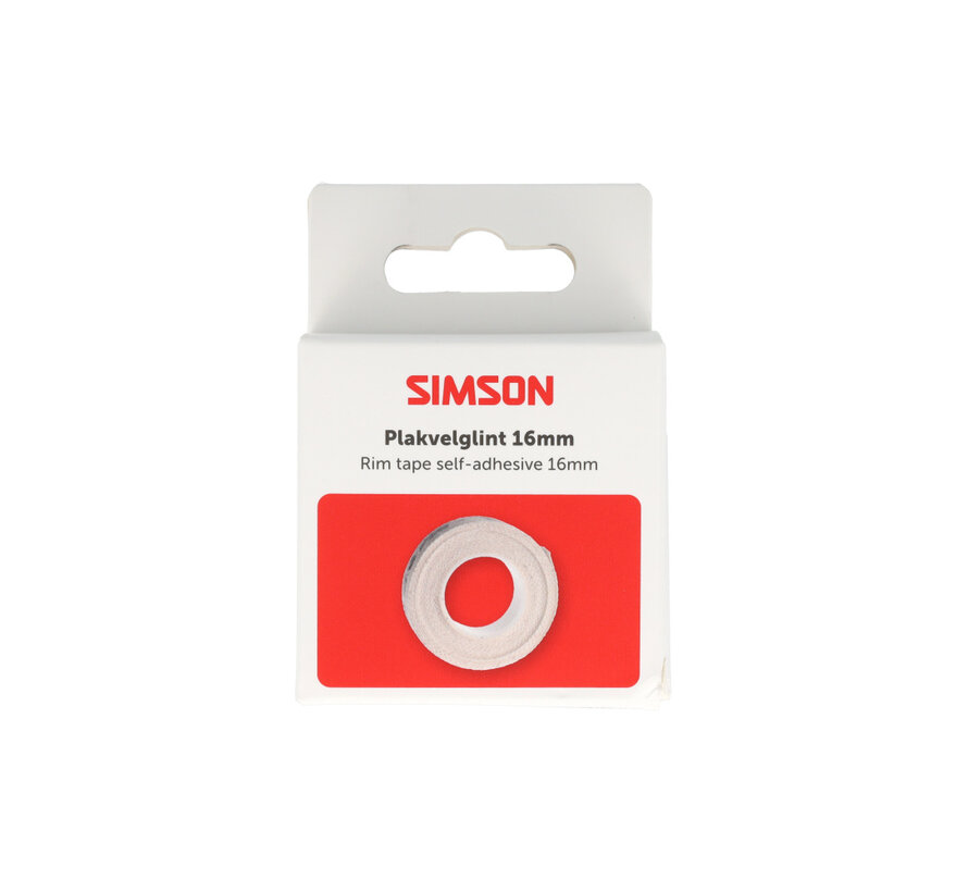 Plakvelglint Simson 16mm breed