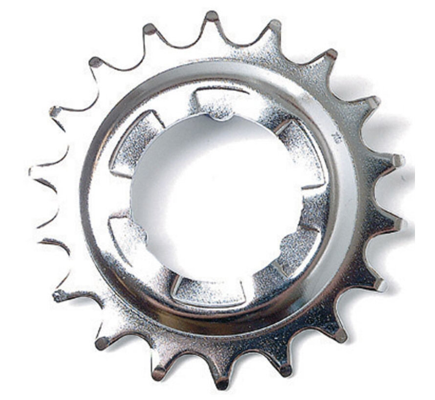 Tandwiel Shimano 18T 1/2x3/32 zilver