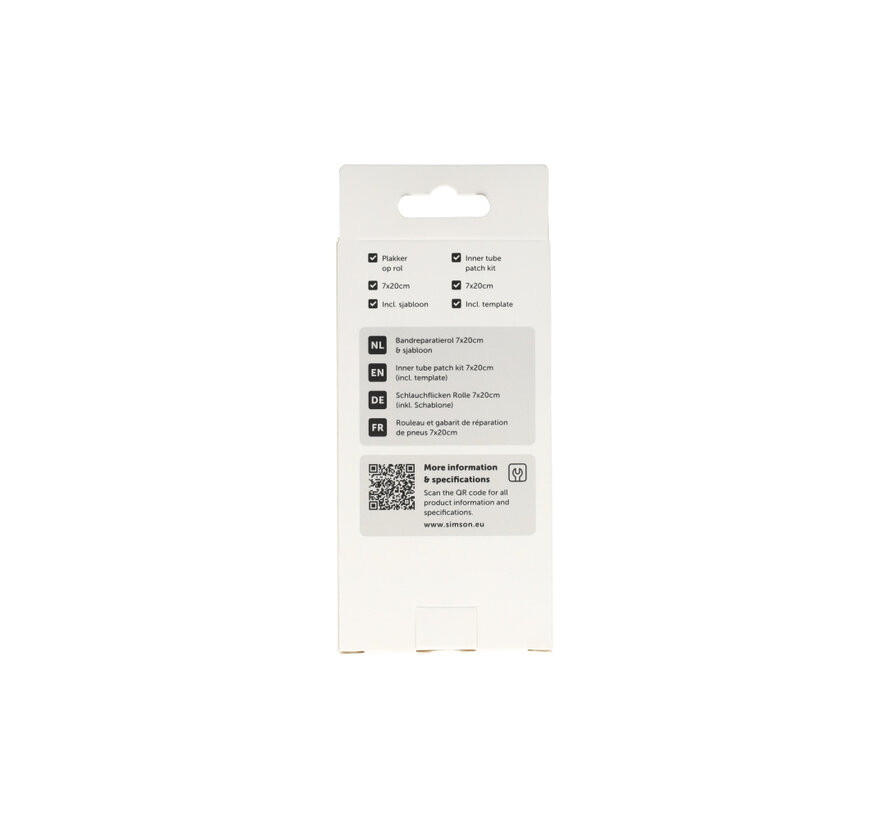Bandenreparatie Simson rol & sjabloon