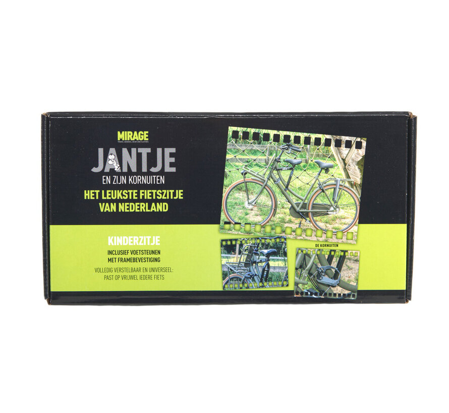 Zadel op buis Mirage Jantje