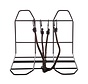 Drager verbreder met spinbinder
