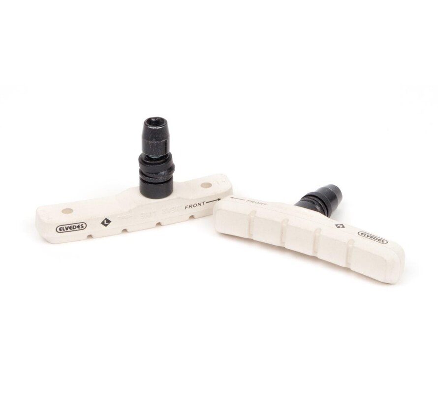 Remblokken Elvedes v-brake wit