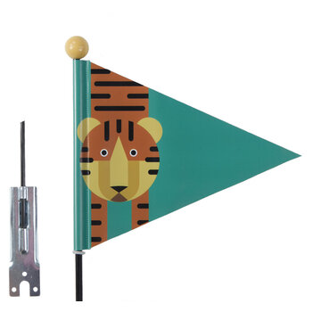 PexKids Vlag pexkids tiger groen oranje