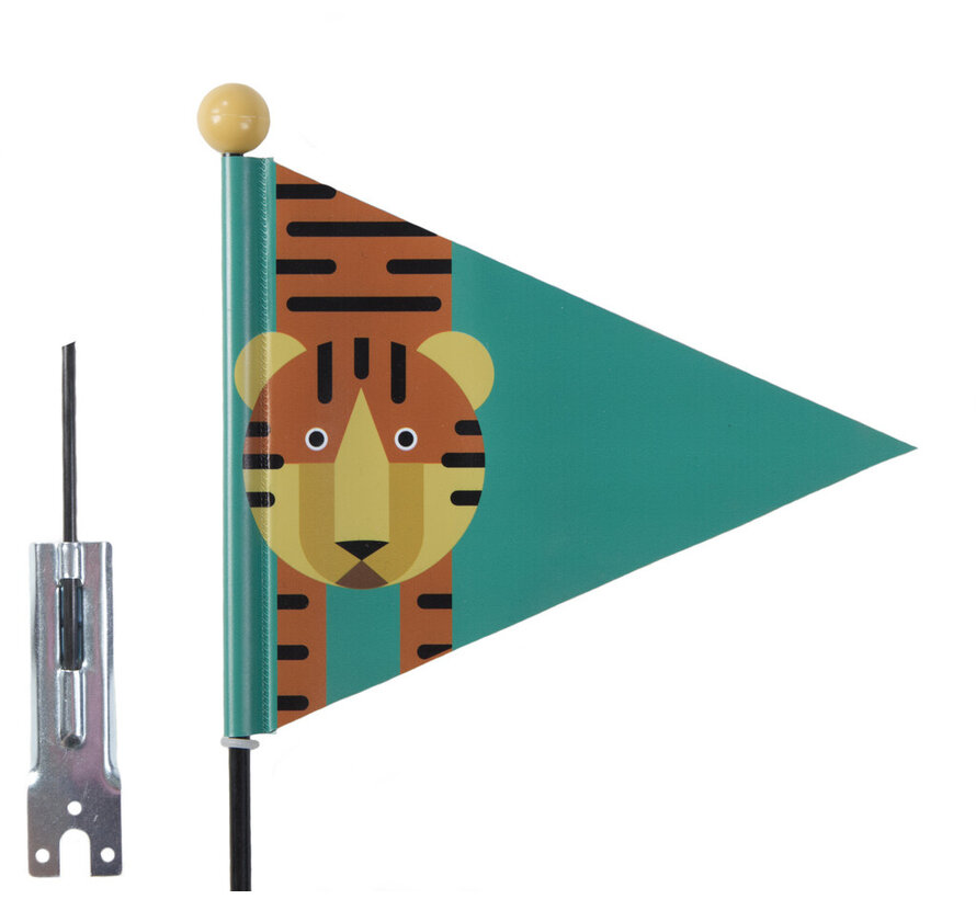 Vlag pexkids tiger groen oranje