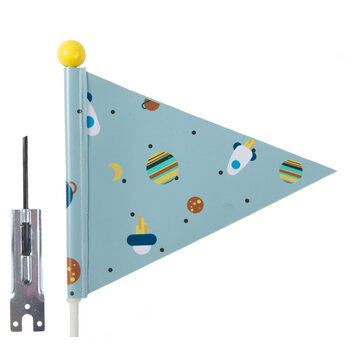 PexKids Vlag pexkids rocket blauw