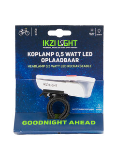 IkziLight Koplamp Ikzi Light goodnight ahead 10lux