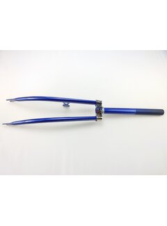 Vork 26 blauw met dynamohaak