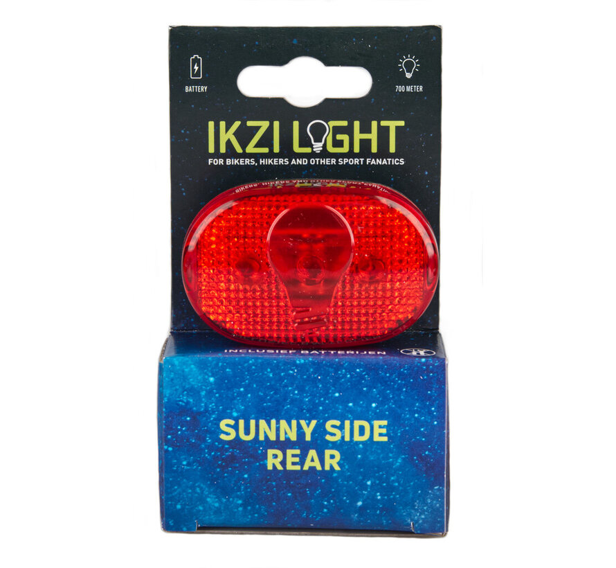 Achterlicht Ikzi Light 3 led rood ovaal