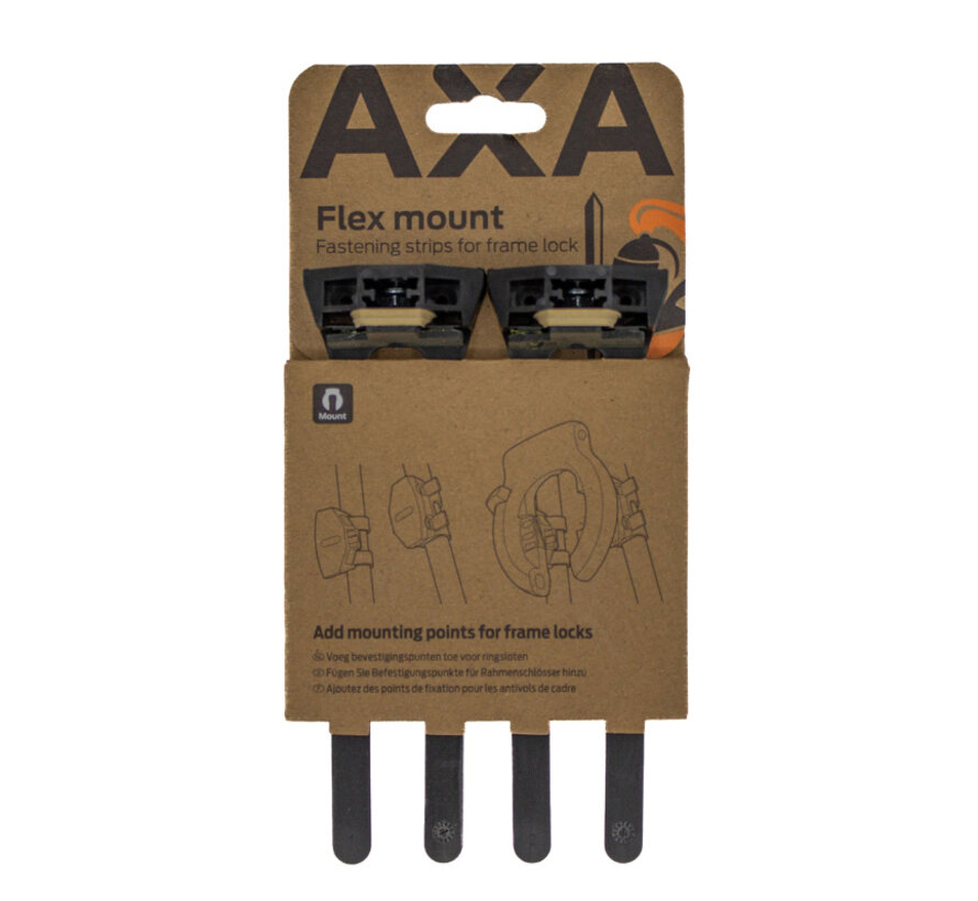 Bevestigingsset Axa slot flex mount