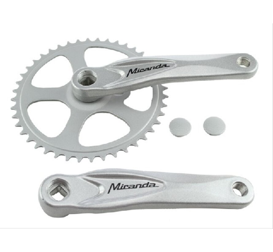 Crankstel Miranda 44T aluminium