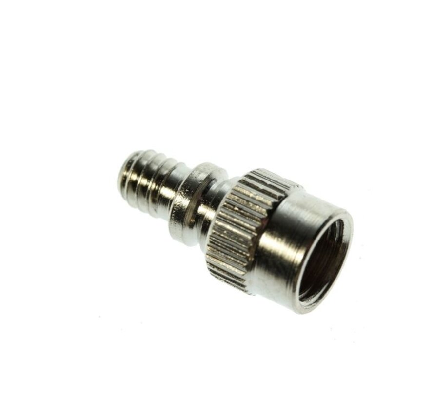 Verloopnippel cross/auto met binnenstift