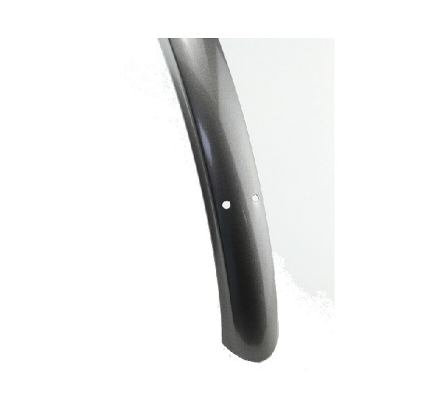 Spatbord achter 26/28sp grijs zilver