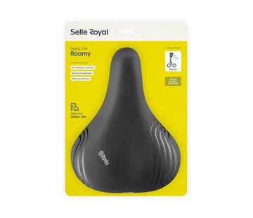 Selle Royal verv==Zadel Selle royal 8VA9U Roomy