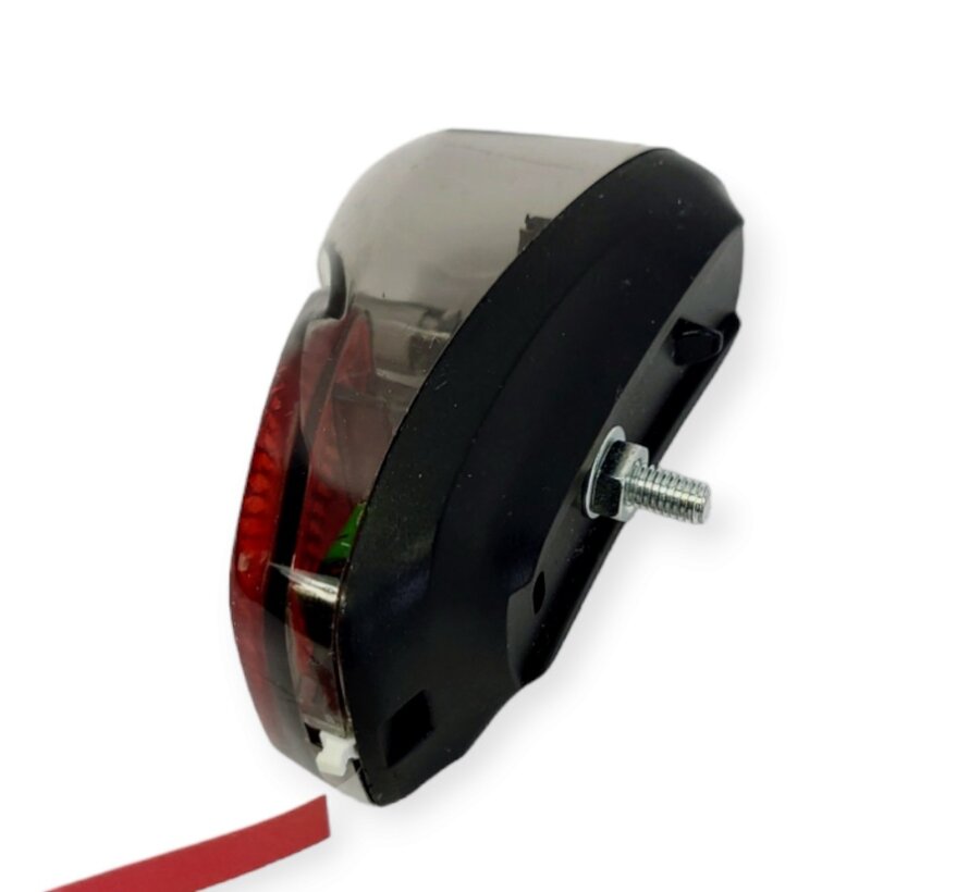 Achterlicht Porteur spatbord retro 1 led
