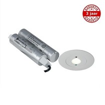 Opruiming! Merlin wit OA 5W AT, inbouw spot, alleen nood, open ruimte, 259 lumen, met Autotest, IP20