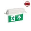 4MLUX Cassia 3W, inbouw, nood/continu of schakelbaar of alleen nood, 170/170 lumen, IP20, incl. pictoplaat naar keuze