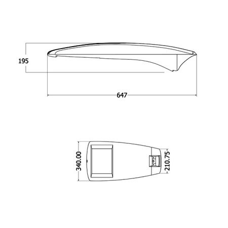 EM-Eulux Trianon LED 20W, 3700 lumen in 3000, 4000 of 2200K(Amber), 5000K en Groen op aanvraag