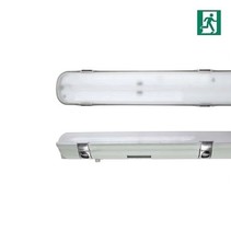 Avon LED 1x1200mm, 20W, met nood, 2400 lumen, 4000K, met RVS clipsen