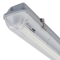 Cletus IP65 12W, 24 of 42VAC/DC LED verlichting, 4000K met heldere lichtkap