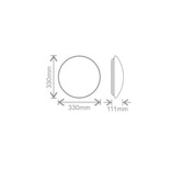 EM - Kosnic Pico-I LED,  Ø 330mm, 12W, 4000K, 880 lumen