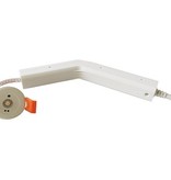 EM - Fox Lux Mini Pro ER wit, 1,5W, alleen nood, inbouw noodverlichtig, vluchtroute, ER 140 lumen, 145°x75°, IP20 (Autotest uitvoering is optie middels REM10)