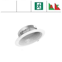 Faceta 24W CCT, met nood (Autotest), 3000/4000/5000K LED downlighter, 1700-1800 lumen