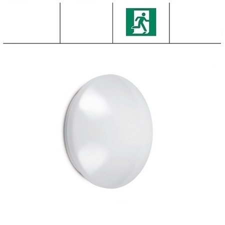 EM - Kosnic Pico-M,  IP44 met LED PLQ 9/12/18 W Multi-wattage en 3000/4000/5000K Multi-kleur instelbare LED lichtbron, incl. Nood