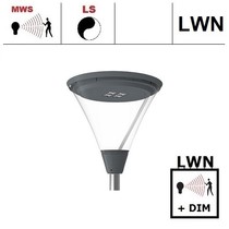 Citta LED 7/11/14W Multi-wattage, 1050-1950 lumen met bewegingssensor on/off of on/DIM(corridor functie) en lichtsensor in 2700, 3000 en 4000K