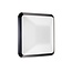 4MLUX Gio LED serie 5,2W, hal en trappenhuisverlichting, 3000 of 4000K, 540 lumen met wit of zwart poly-carbonaat onderhuis en opalen polycarbonaat lichtkap
