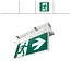 EM - Fox Lux Blade-I Pro, inbouw noodverlichting-vluchtwegverlichting, nood/continu of schakelbaar of alleen nood, IP20, wit incl. pictogram naar keuze