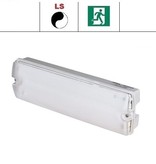 EM - Fox Lux Apollo Pro 3W met lichtsensor, noodverlichting-vluchtwegverlichting of anti paniekverlichting, nood/continu of schakelbaar of alleen nood, 170/170 lumen, IP65, wit/helder