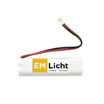 Batterij 4,8V-1,3Ah, 2 x staaf, AA cel, NiMH, afmetingen: L 100 x H 28, met connector CT03