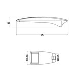 EM-Eulux Trianon LED 150W, 27750 lumen in 3000, 4000 of 2200K(Amber), 5000K en Groen op aanvraag