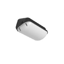 opruiming! GKK LED 15W, 1500 lumen, 3000/4000K, met nood, zwart/opaal