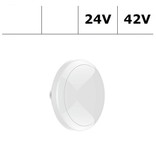 4MLUX Ossa met witte rand 9W, 24-42V AC/DC, 890 lumen, 3000K, IP65