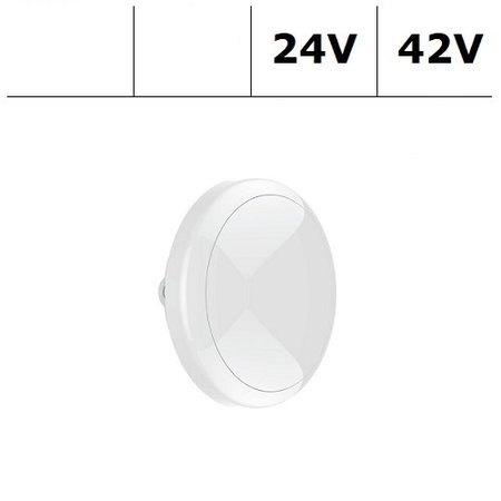 4MLUX Ossa met witte rand 9W, 24-42V AC/DC, 890 lumen, 3000K, IP65