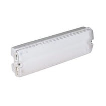 Opruiming! Troy LED serie 3,3W, portiek/galerijverlichting, 3000/4000K, 350 lumen, licht-grijs onderhuis en heldere lichtkap
