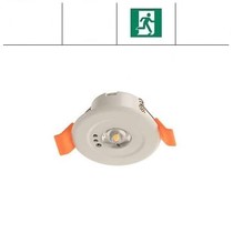 Max Pro ER wit, 3W, alleen nood, inbouw noodverlichtig, vluchtroute, ER 270 lumen, IP20