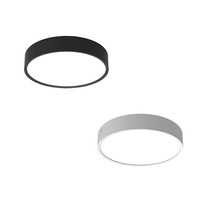 MRT LED 10/12/14/16W, 1000-1600 lumen, 3000/4000K met een zwarte of witte afwerking en opalen lichtkap