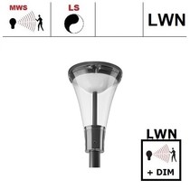 Citta-T LED 7/11/14W Multi-wattage, 860-1640 lumen met bewegingssensor on/off of on/DIM(corridor functie) en lichtsensor,  in 2700, 3000 en 4000K