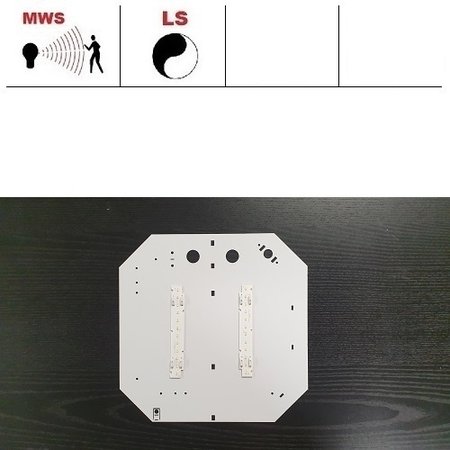 -  7402/N Base-line module 2,5-15,5W, laag 190/hoog 1950 lumen, met bewegingssensor on/off of on/DIM, 2700K