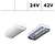 4MLUX Titan LED Base-line 5W, 24V of 42V AC/DC, 670 (565) lumen, 3000 of 4000K, lichtgrijs/fresnel-helder of opaal