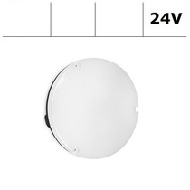 Viso LED Base-line 4W, 24V AC/DC, 472 lumen, 3000K, zwart/opaal