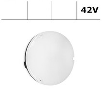 Viso LED Base-line 12,8W, 42V AC/DC, 944 lumen, 4000K, zwart/opaal