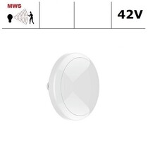 Ossa met witte rand 9W, 42V AC/DC, 890 lumen, 3000/4000K, IP65 met bewegingssensor on/off