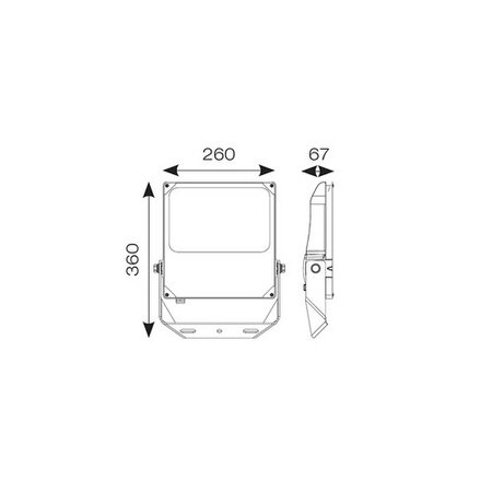 - Marine 150, 150W, 5000K, 230V, Marine LED dekverlichting-schijnwerper, 120⁰ lichtbundel met lichtsensor