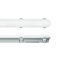 Trent Pro LED 1200mm, met bewegingssensor (on/off/DIM (corridor functie)) en nood, 20/25/30/35W, 2400-4550 lumen, 3000-6000K CCT met instelbaar wattage en LED kleur, met RVS clipsen