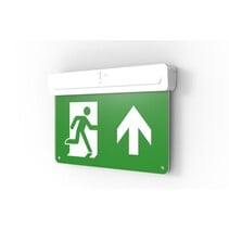 RZR-WP 2,2W, opbouw wand of plafond noodverlichting, nood/continu of schakelbaar of alleen nood, 23/23 lumen, IP20