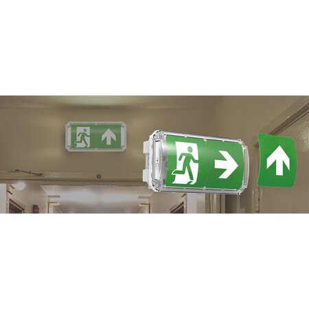 4MLUX CLICKON VG 3,5W, opbouw wand noodverlichting, nood/continu of schakelbaar of alleen nood, 150/150 lumen, IP66