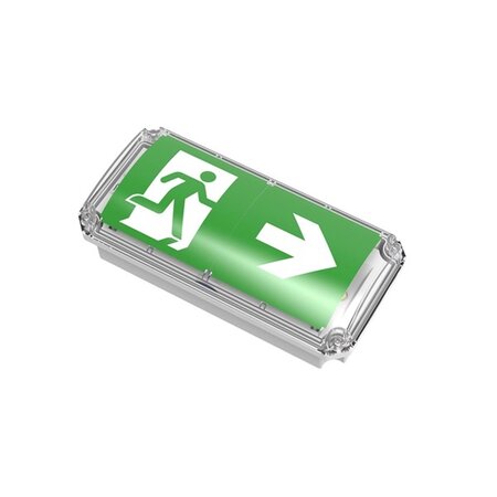 4MLUX CLICKON VG 3,5W, opbouw wand noodverlichting, nood/continu of schakelbaar of alleen nood, 150/150 lumen, IP66